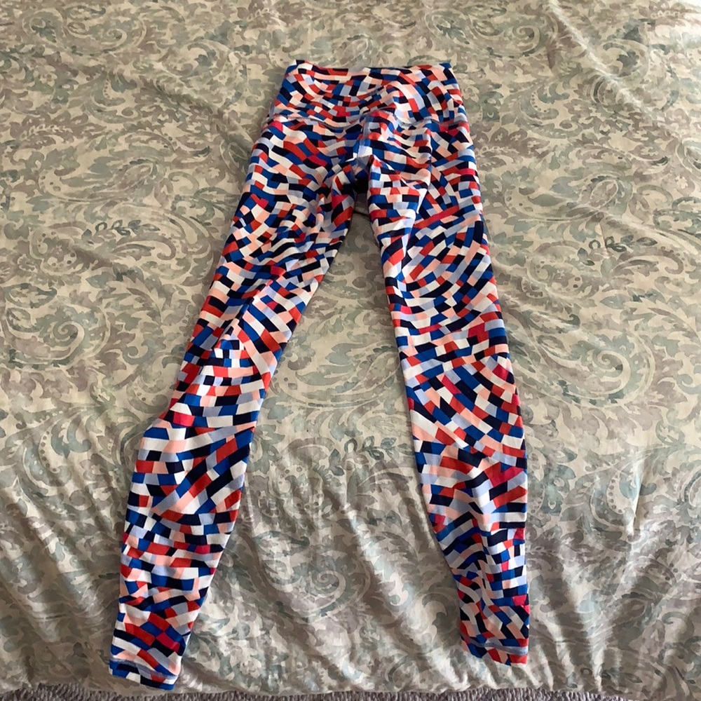 Lululemon leggings, patriotic pattern!